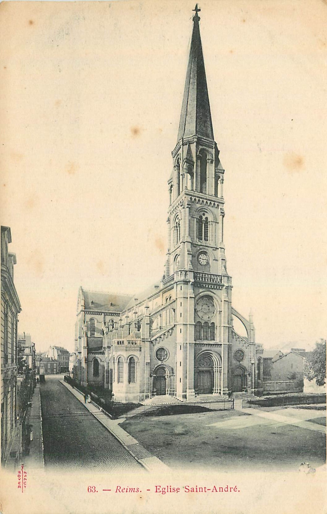 CPA Reims Eglise Saint Andre 