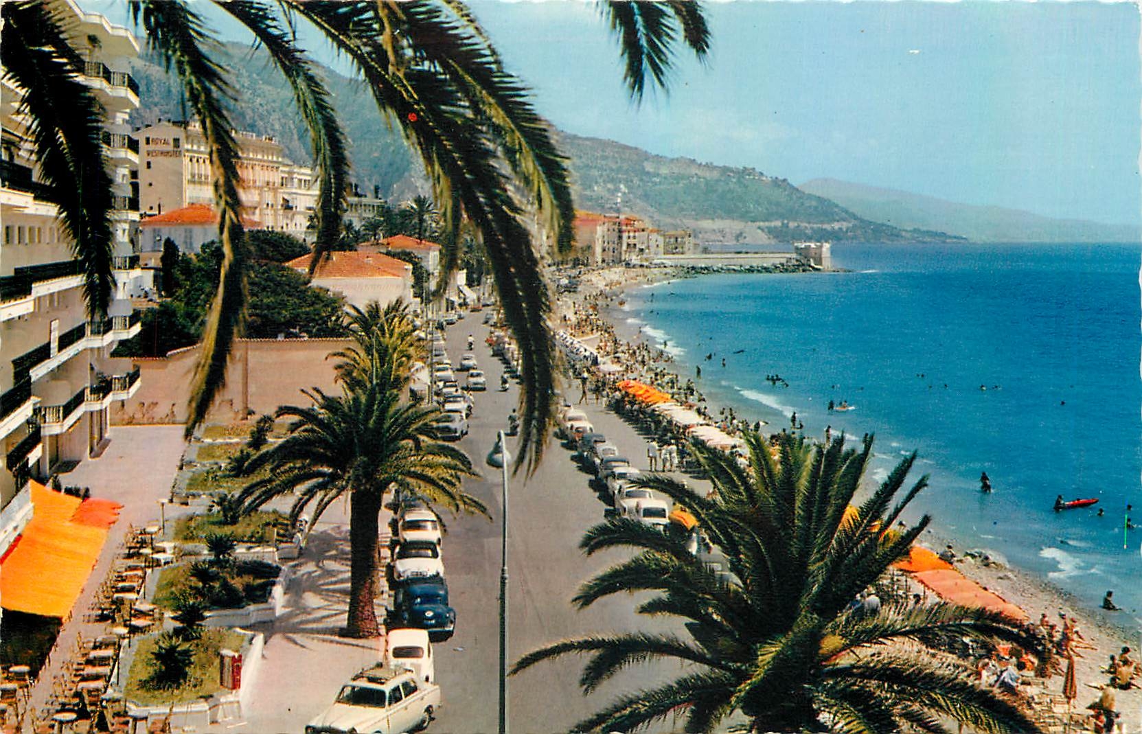 CPM Menton AM La Promenade George V 