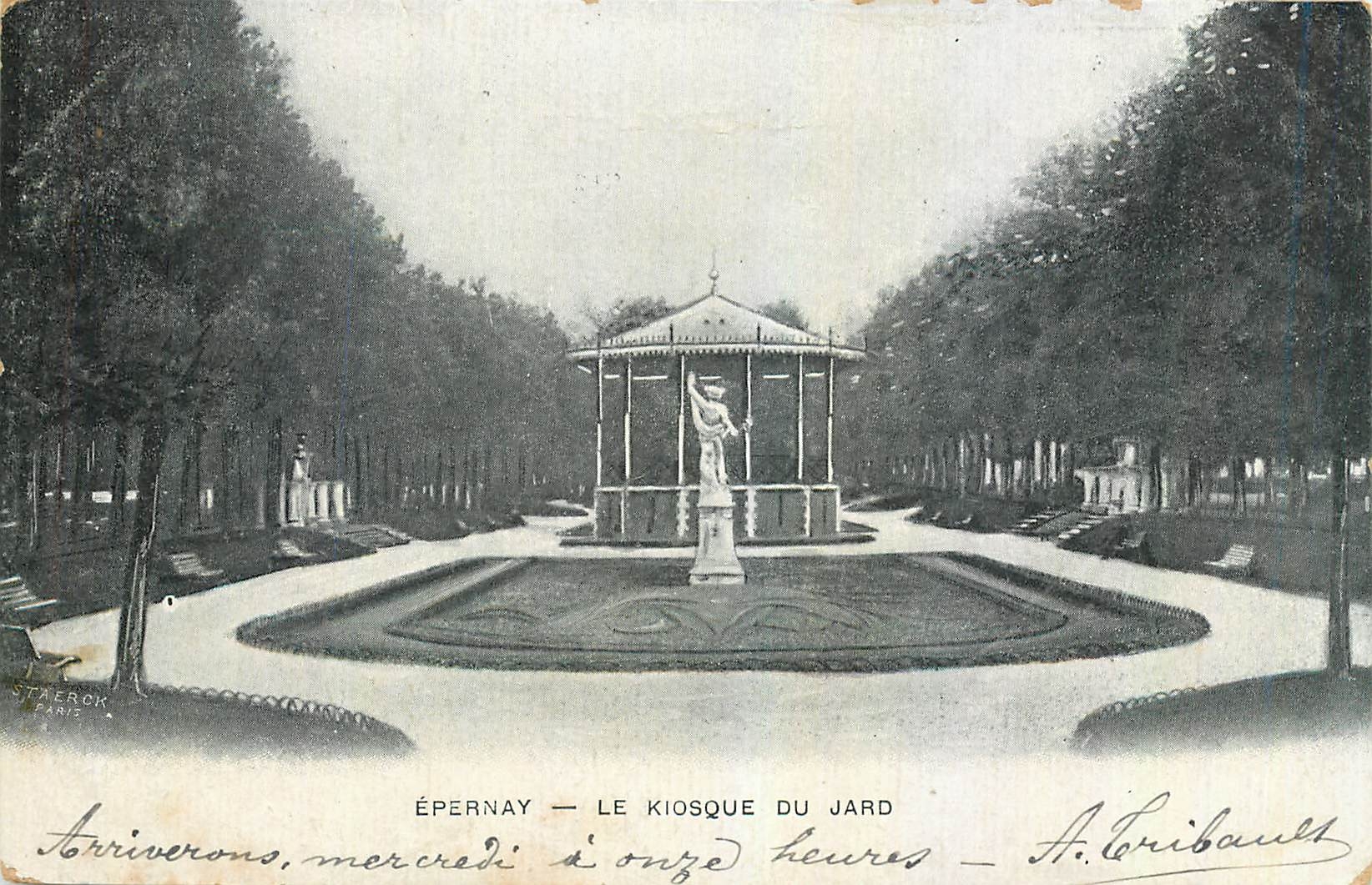 CPA Epernay Le Kiosque du Jard 