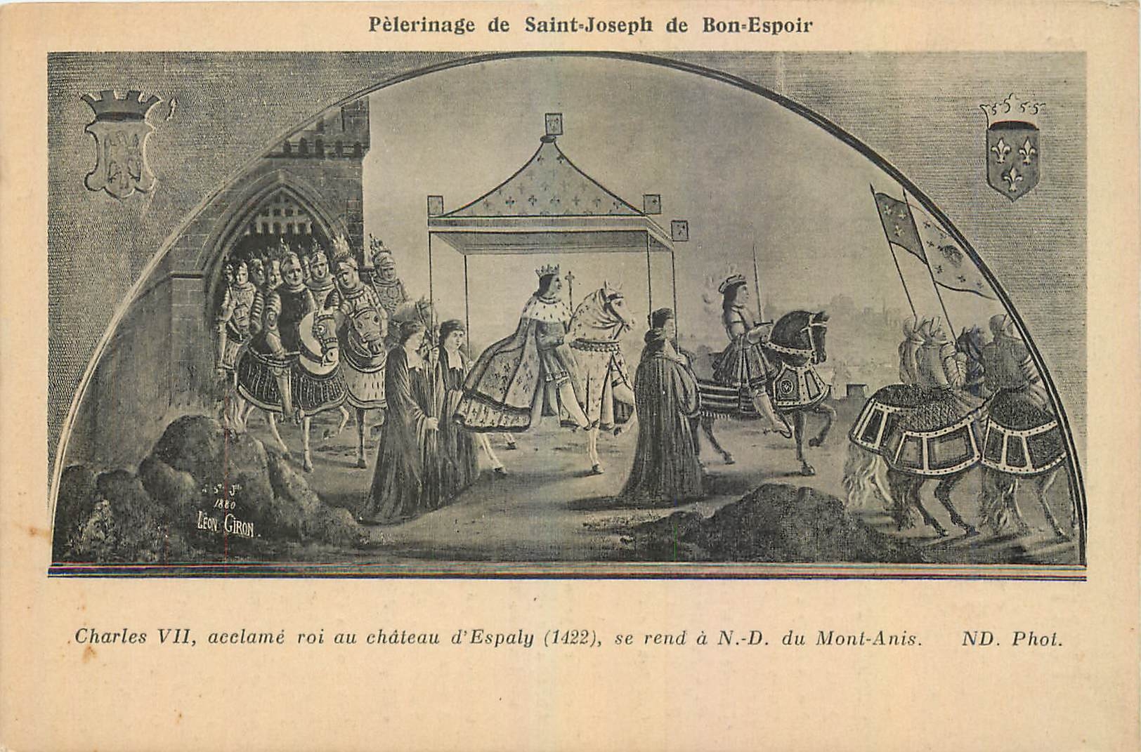 CPA Pelerinage de Saint Joseph de Bon Espoir 