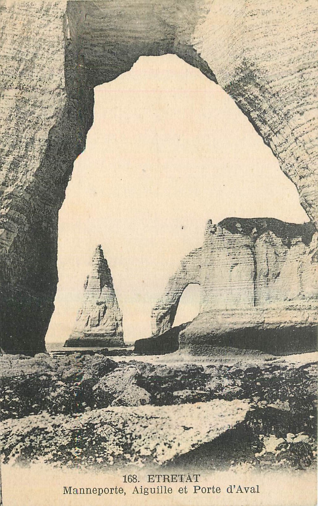 CPA Etretat Manneporte Aiguille et Porte d'Aval
