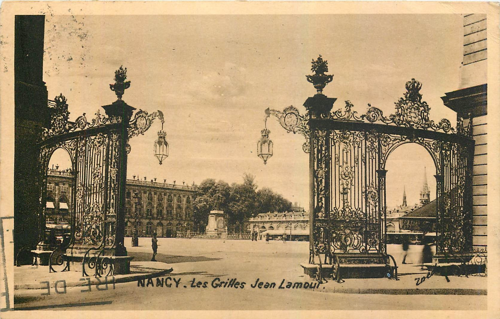 CPA Nancy Les Grilles Jean Lamour 
