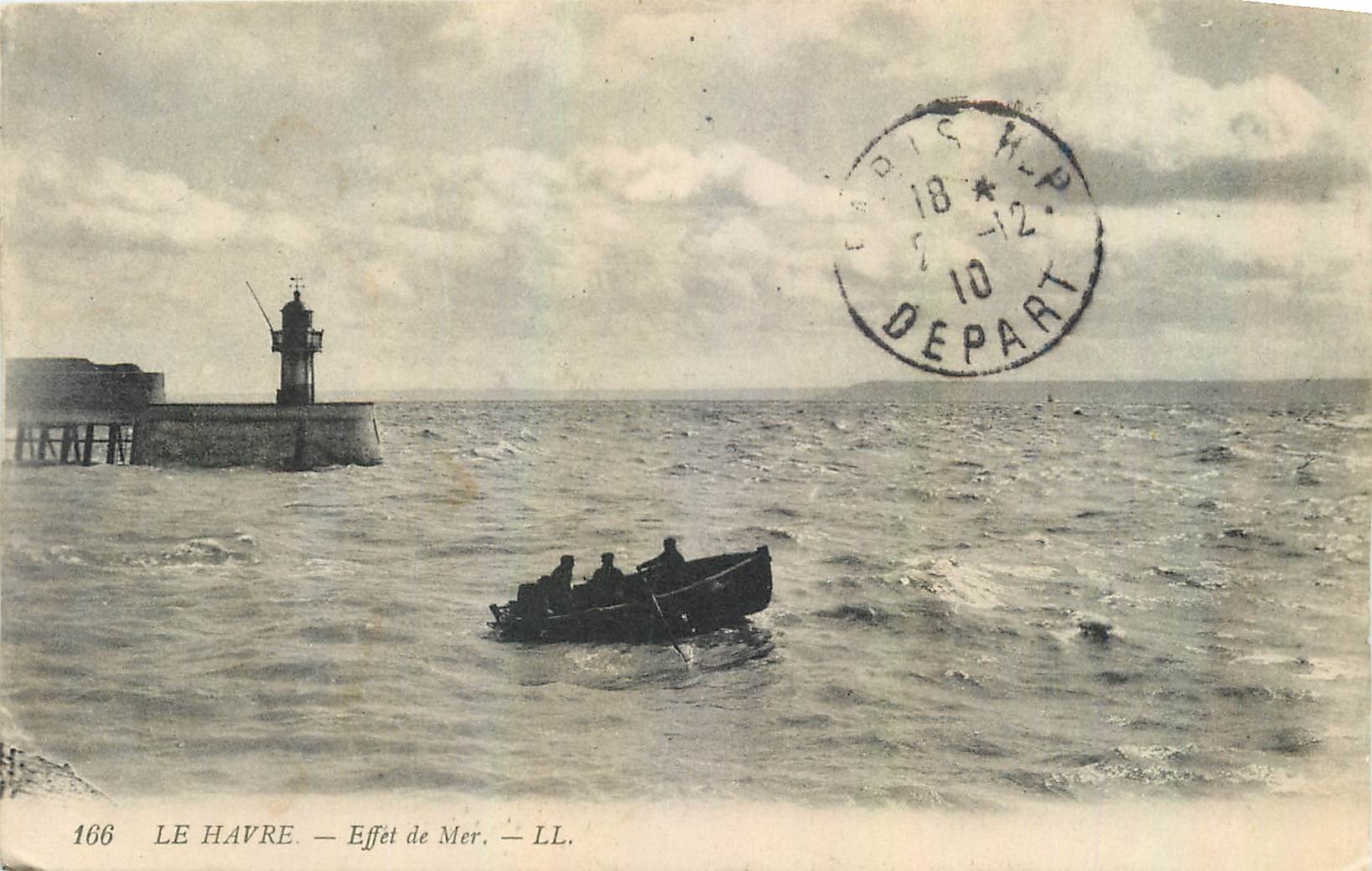 CPA Le Havre Effet de mer Phare