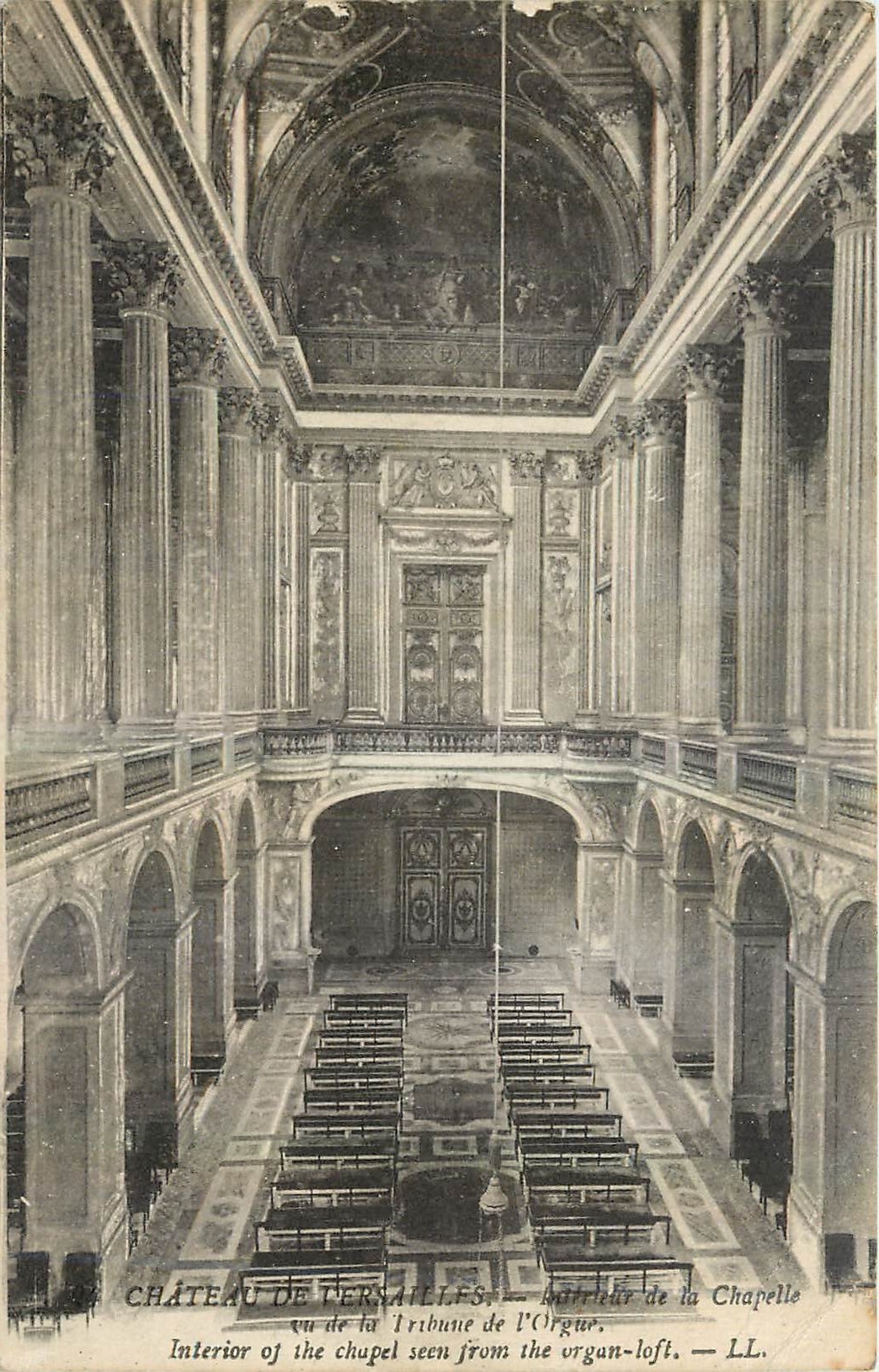 CPA Chateau de Versailles Interieur de la Chapelle 