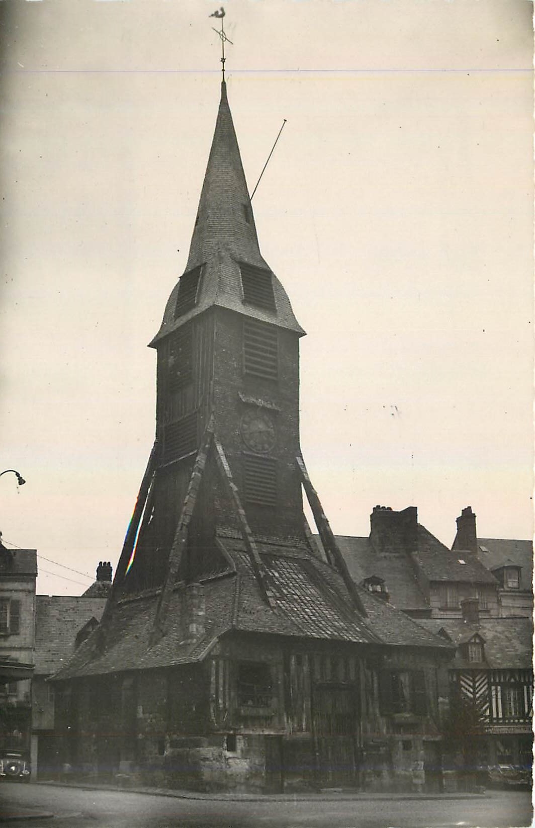 CPM Honfleur Calvados Le Clocher Ste Catherine