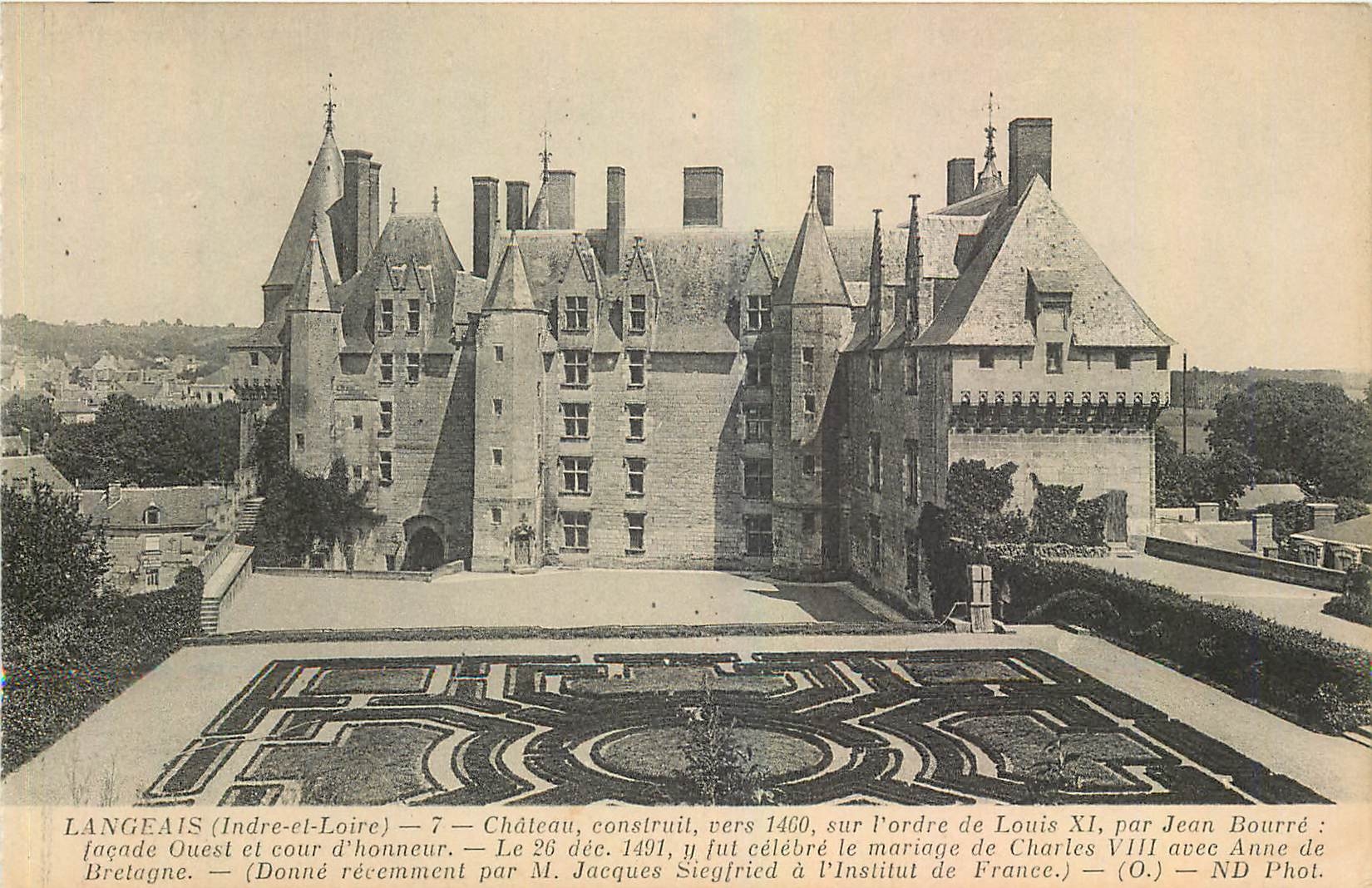 CPA Langeais Indre et Loire Chateau 