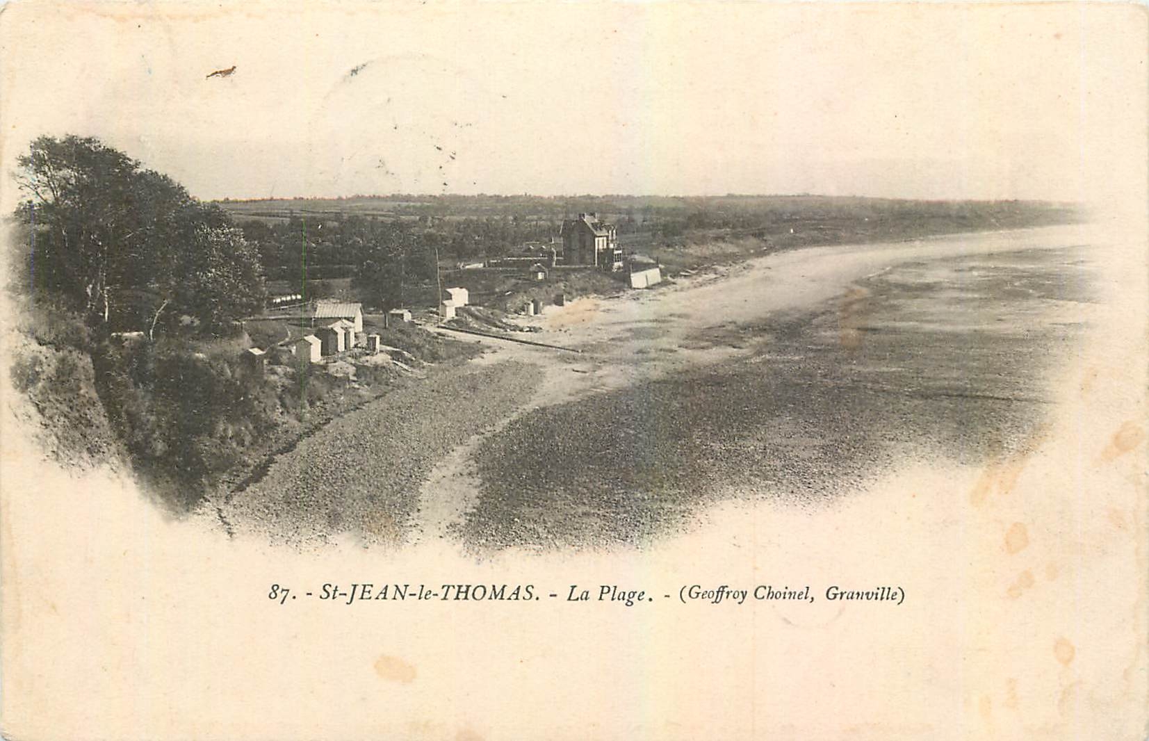 CPA St Jean le Thomas La Plage