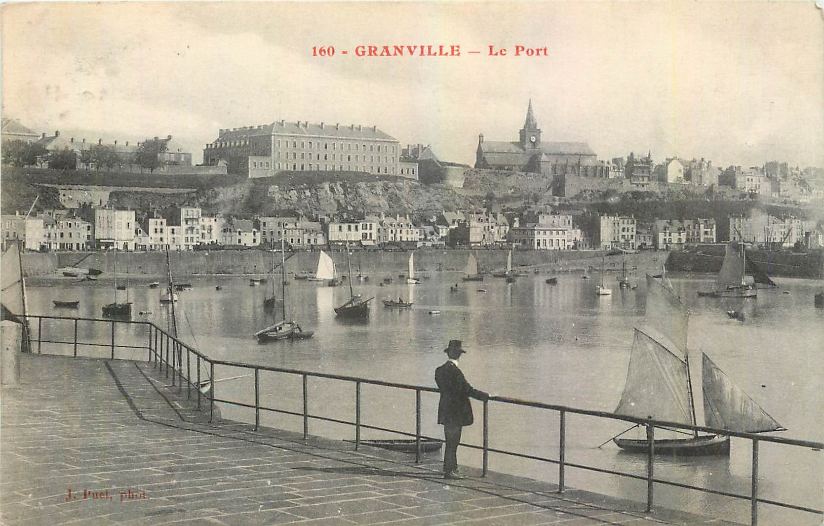 CPA Granville Le Port Bateaux