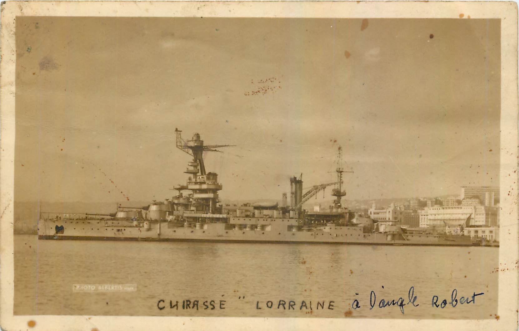 CPA Cuirasse Lorraine Bateau