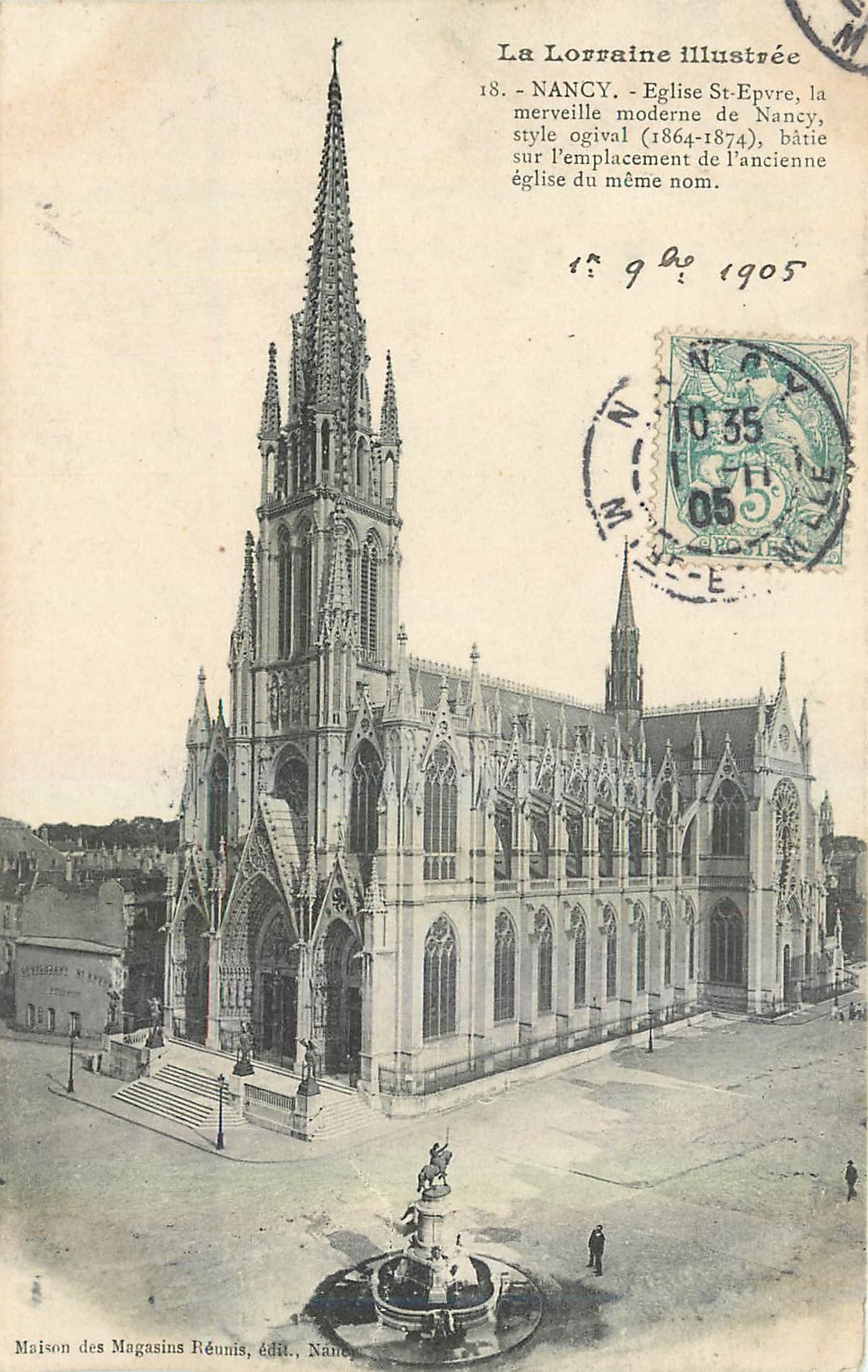 CPA Nancy Eglise St Epvre 
