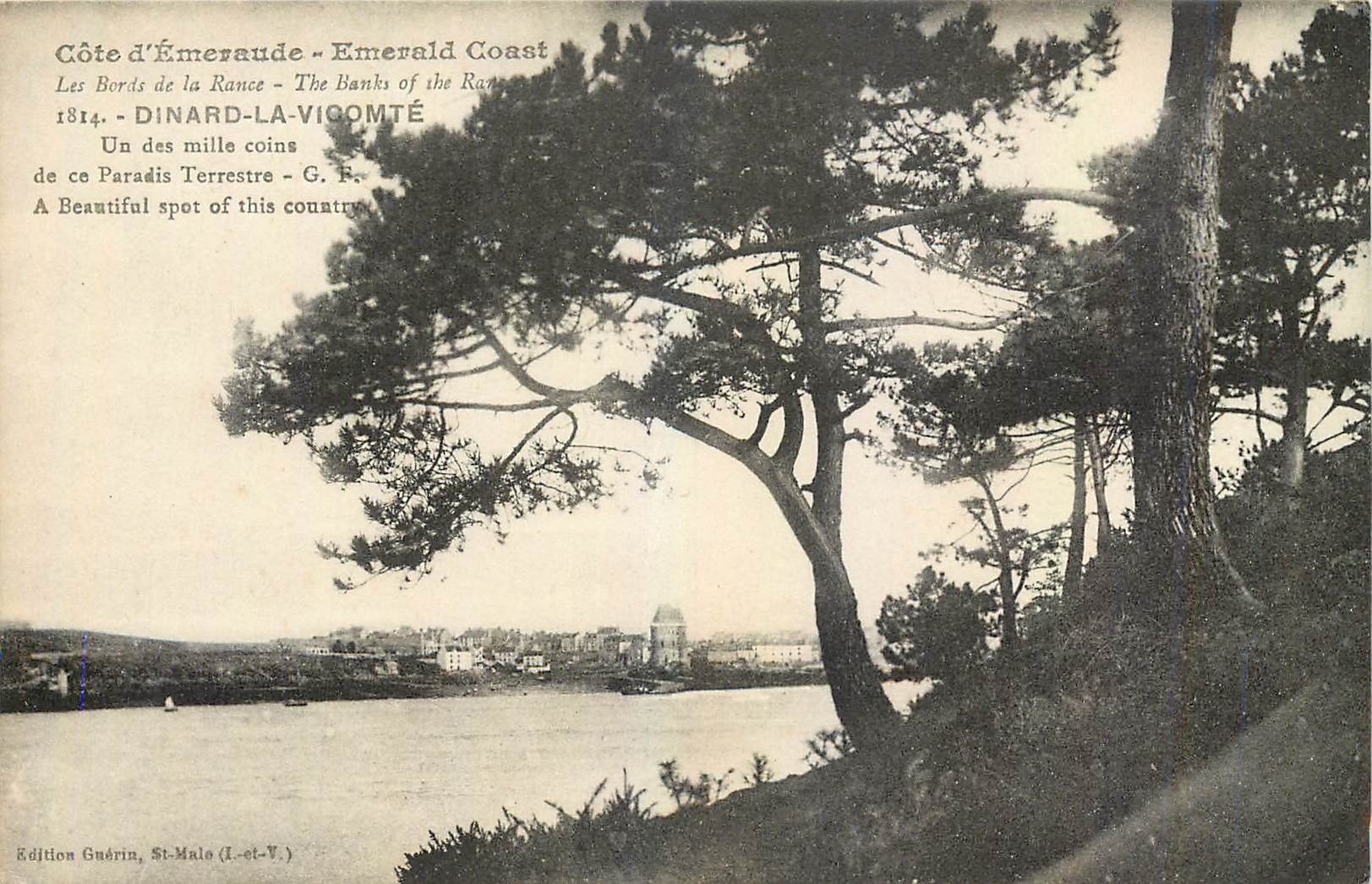 CPA Dinard La Vicomte Un des mille coins de ce Paradis Terrestre 