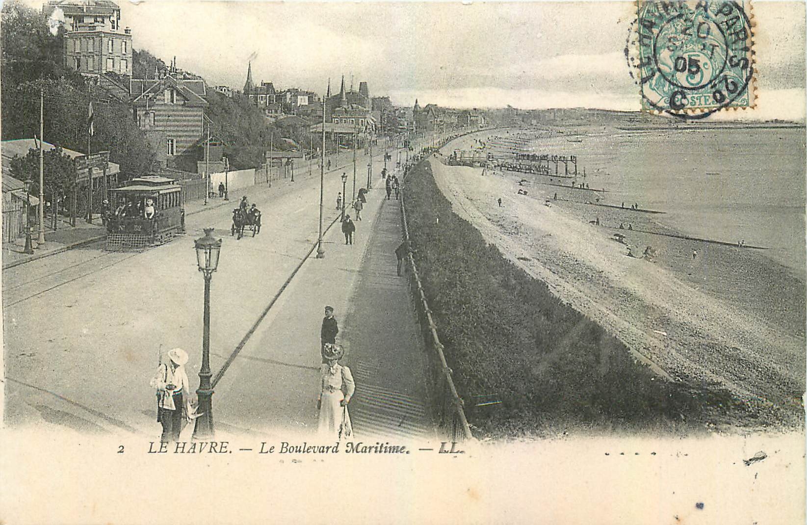 CPA Le Havre Le Boulevard Maritime 
