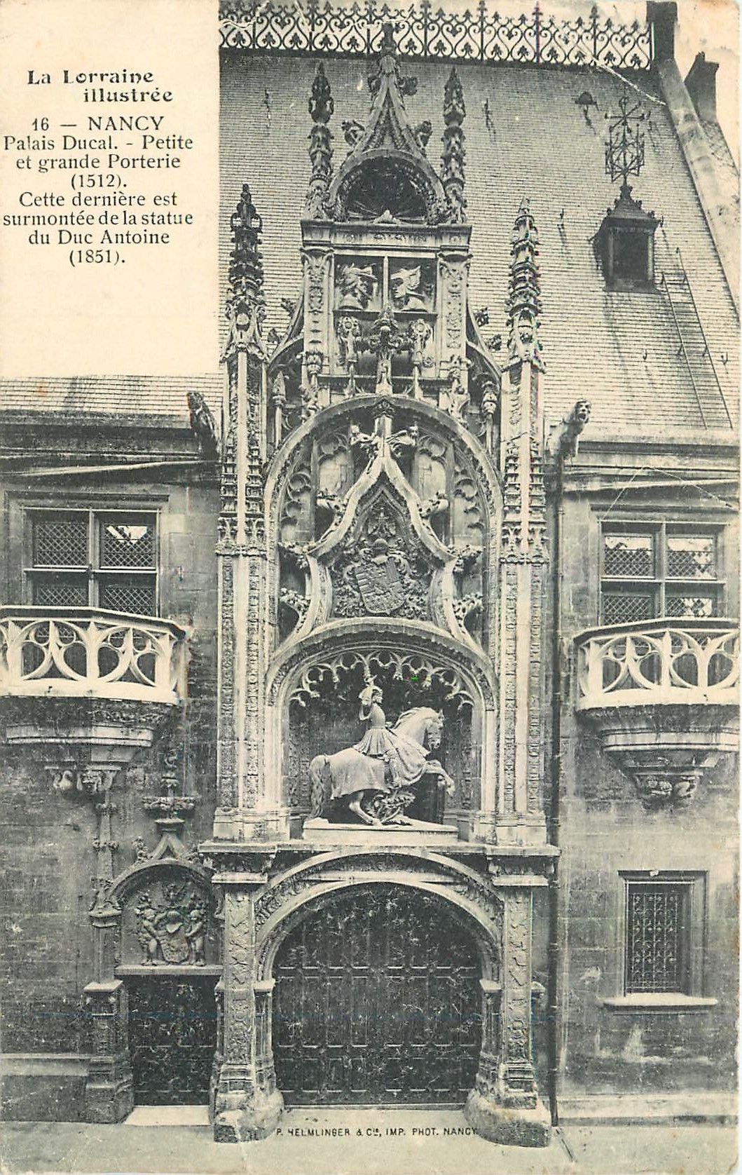 CPA La Lorraine Nancy Palais Ducal 