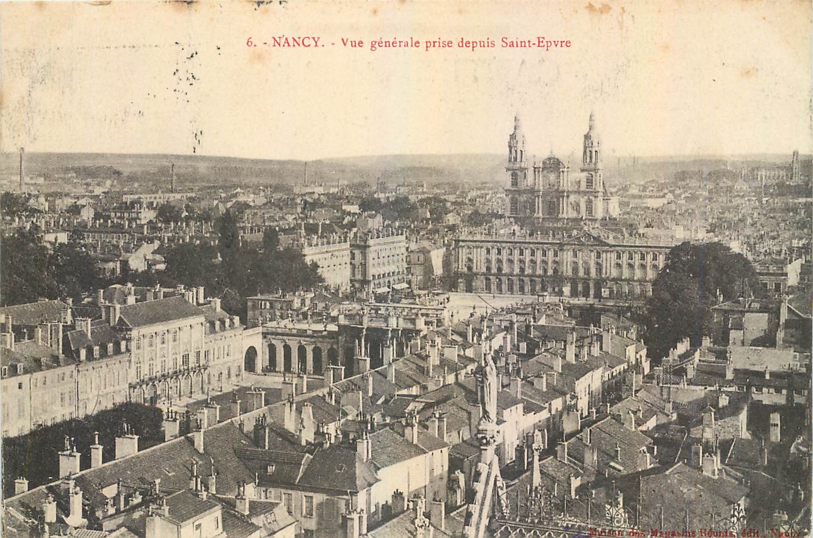 CPA Nancy Vue generale prise depuis Saint Epvre 