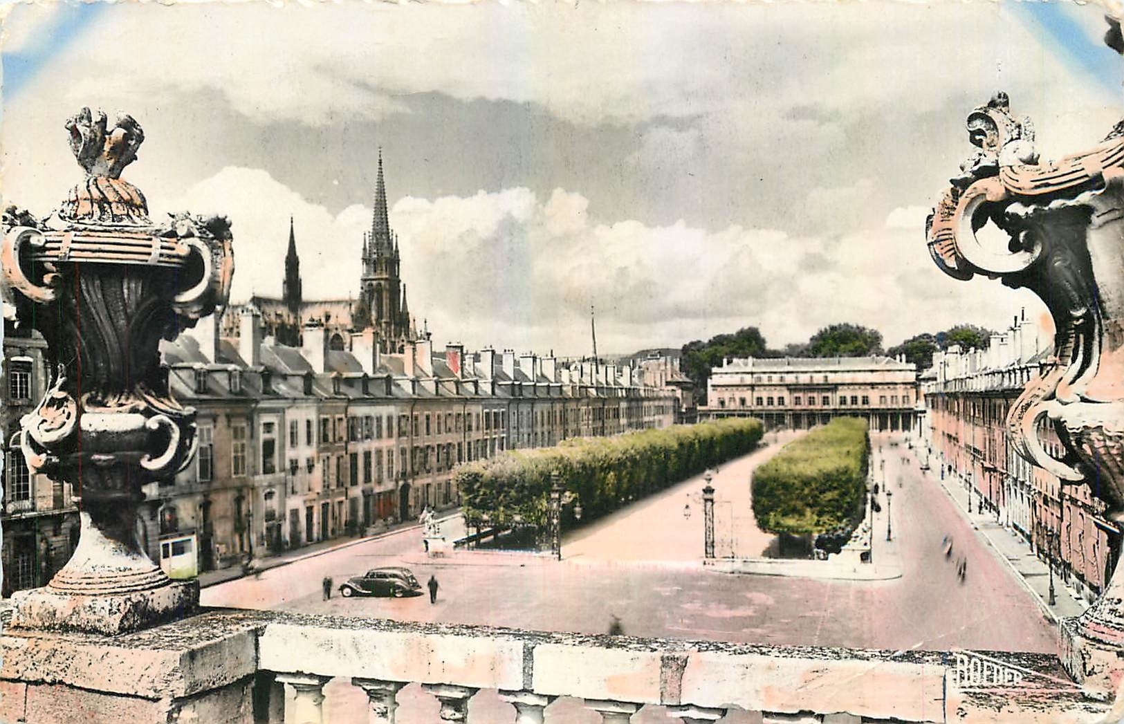 CPM Nancy Place Carriere vue de l'Arc de Triomphe 