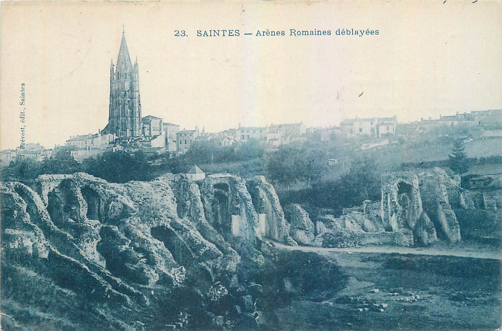 CPA Saintes Arenes Romaines deblayees 