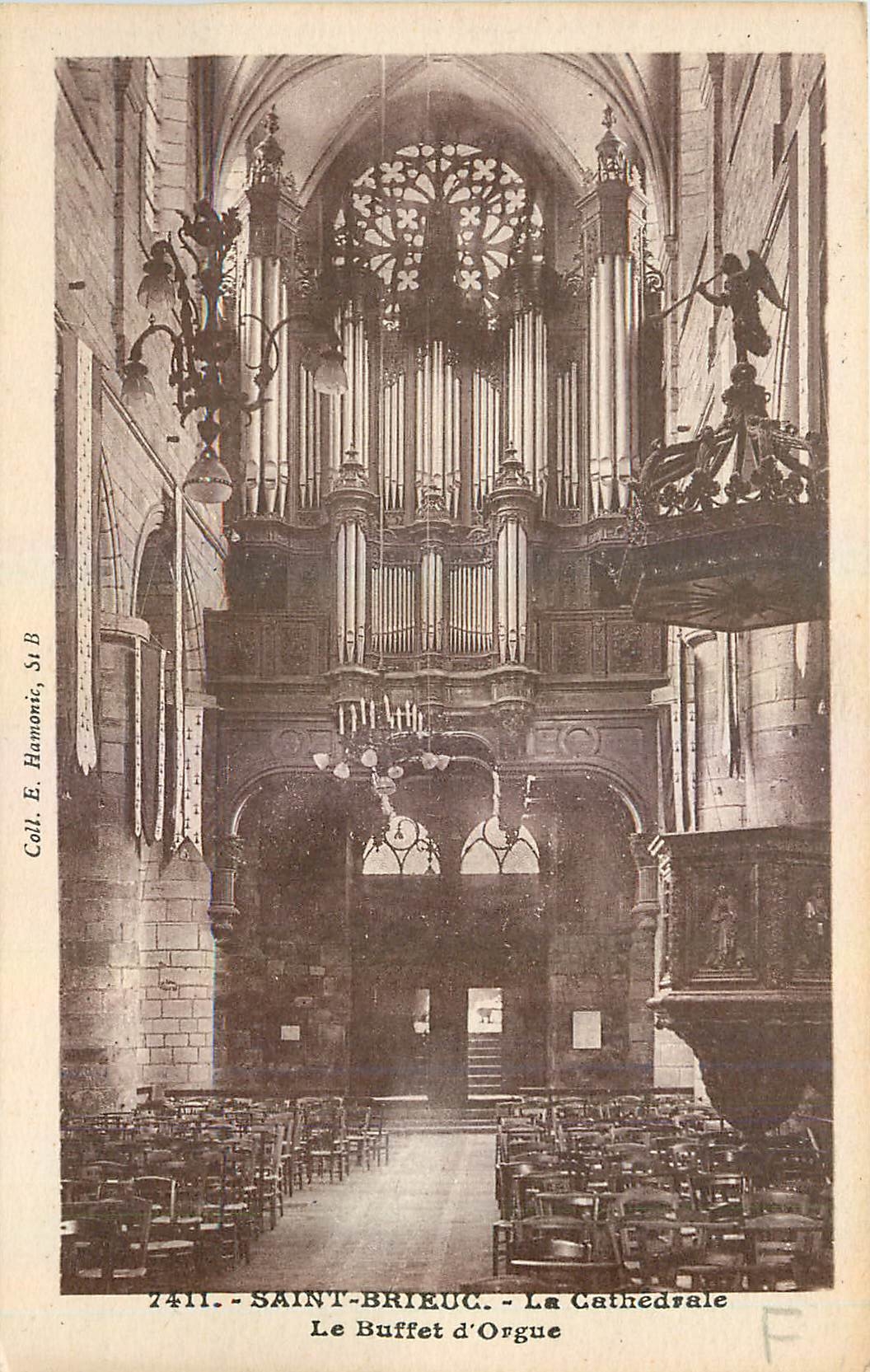 CPA Saint Brieuc La Cathedrale Le Buffet d'Orgue