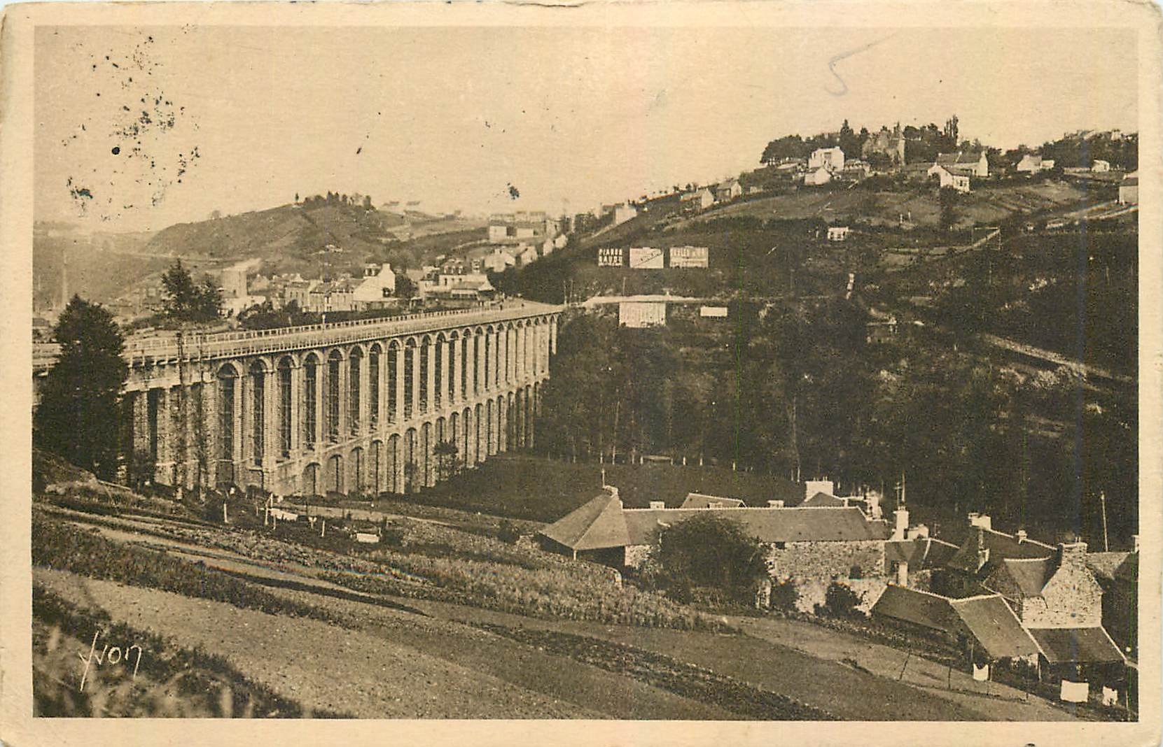 CPA Bretagne St Brieuc Cotes du Nord Le Viaduc de Souzin
