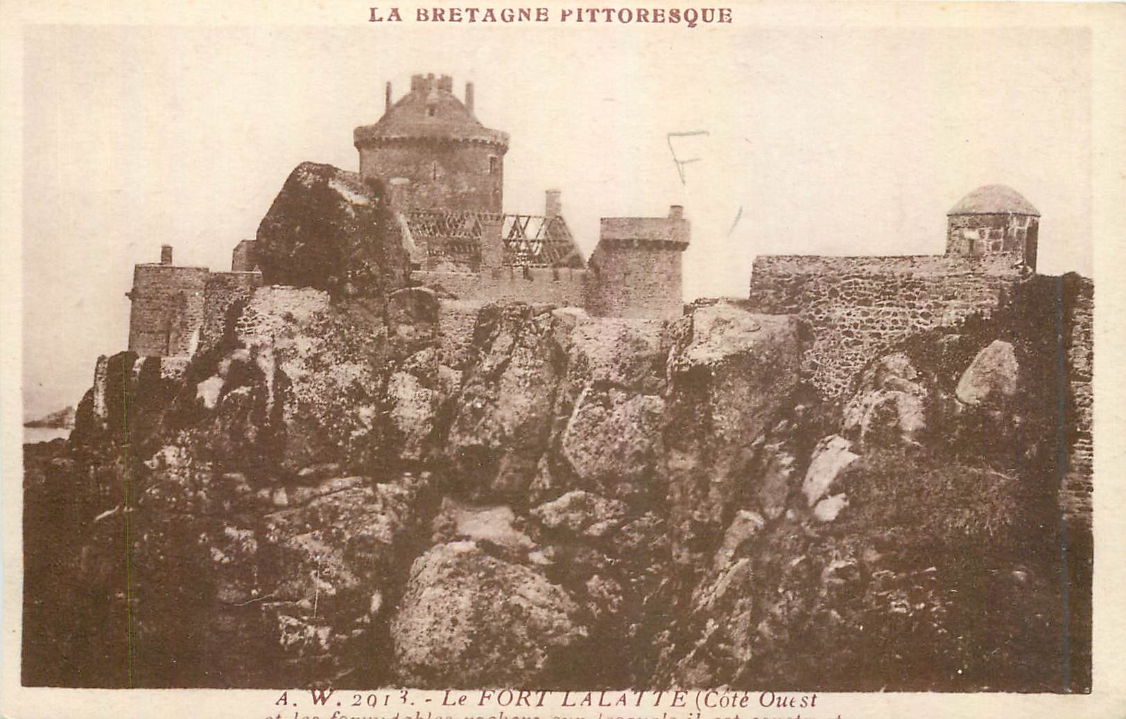 CPA Le Fort Lalatte Cote Oest 