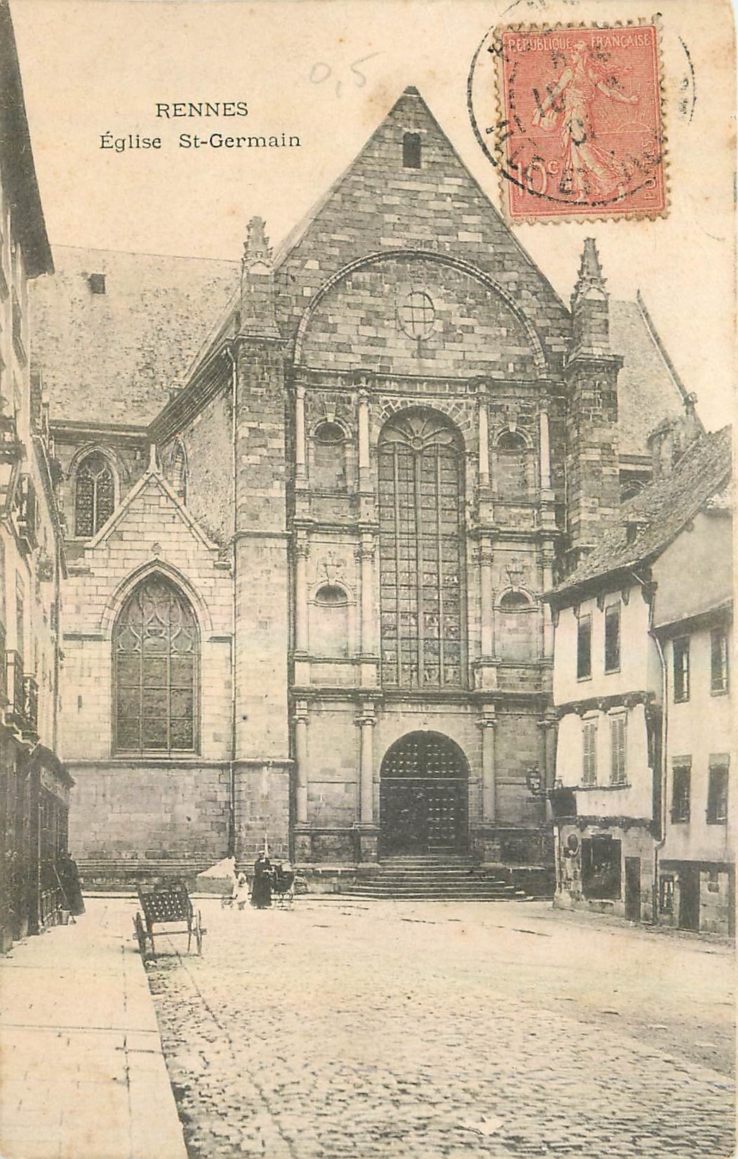CPA Rennes Eglise St Germain 