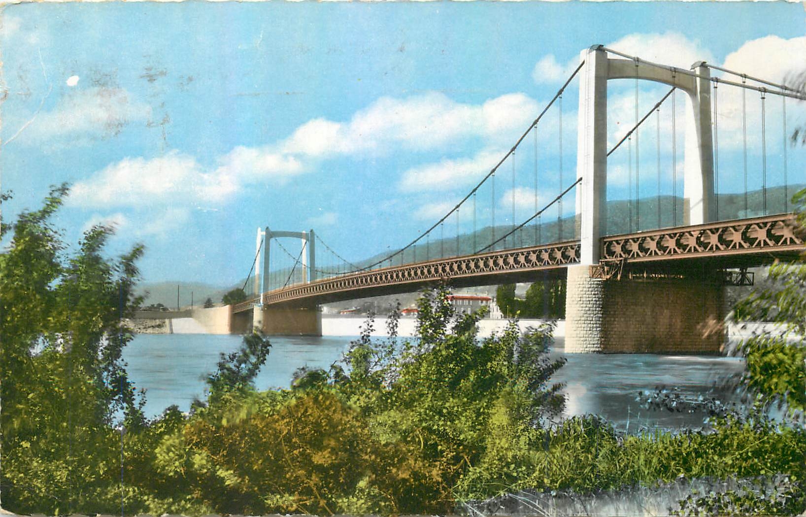 CPM La Vallee du Rhone Tain Tournon Le nouveau pont 