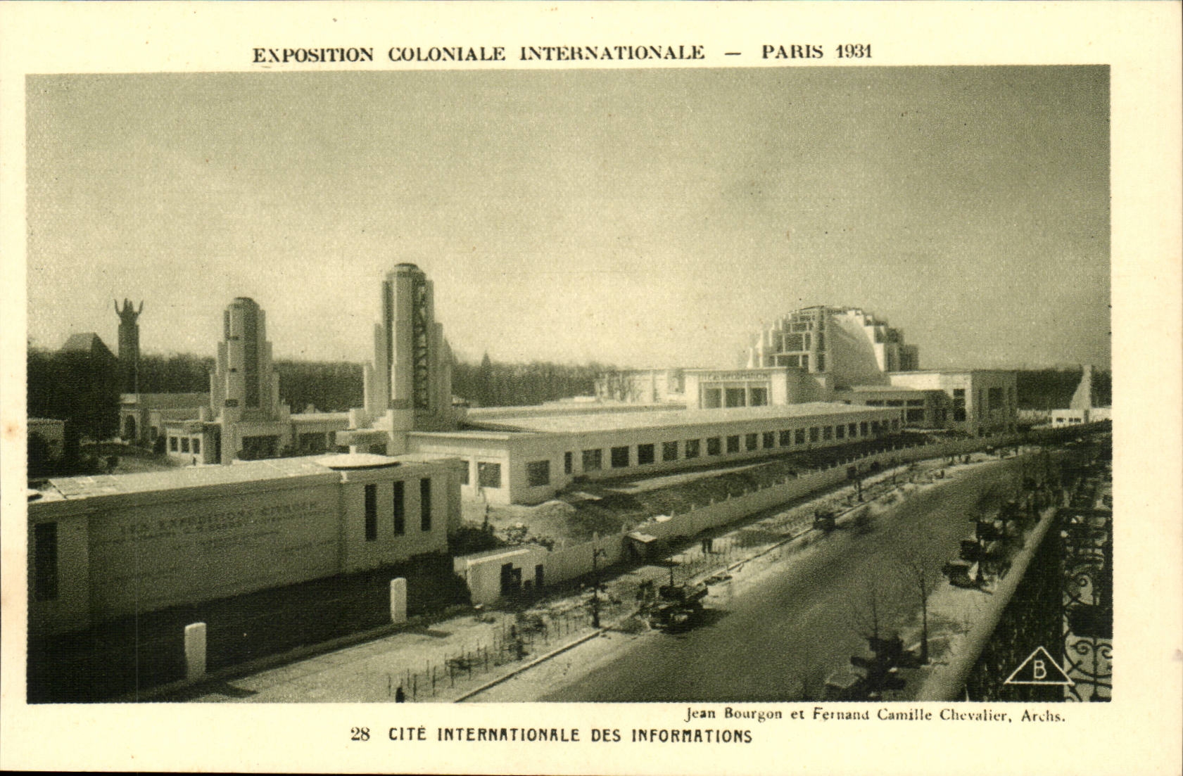 Exposition Coloniale Internationale-Paris-1931- Cite Internationale Des Informations -CPA