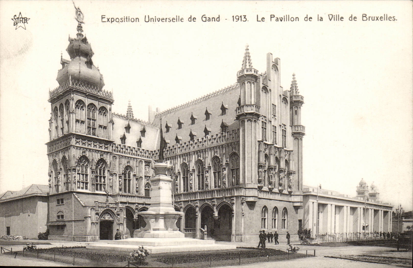 Exposition Universelle de Gand-Ghent -Belgique-Belgium-1913- Le avillon de la Ville de Bruxelles- CPA