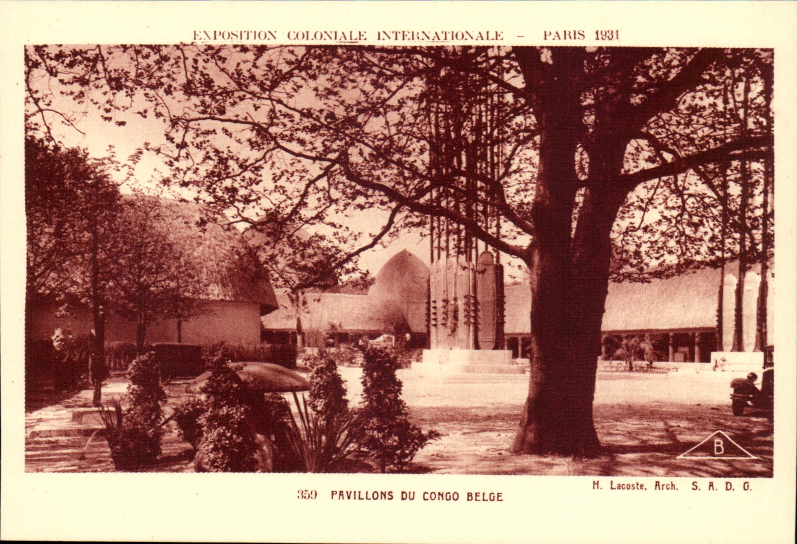 Exposition Coloniale International-Paris-1931- Pavillons Du Congo Belge -CPA