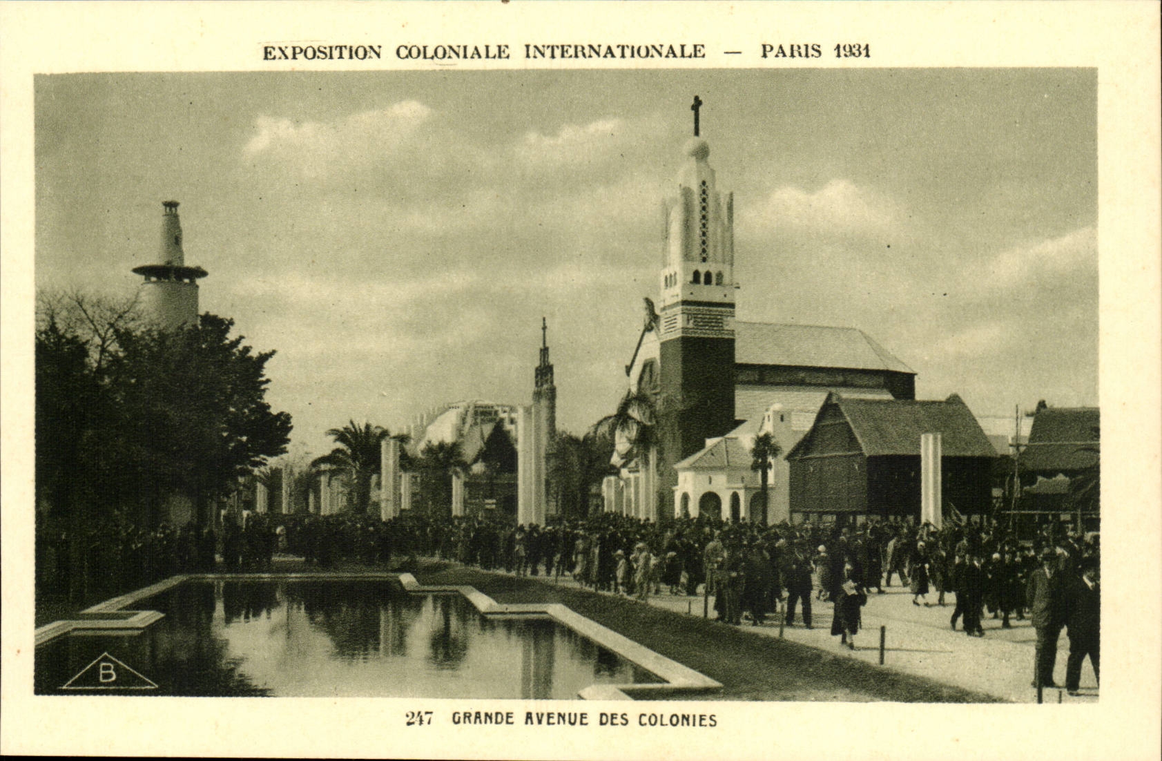 Exposition Coloniale International-Paris-1931- Grande Avenue Des Colonies -CPA