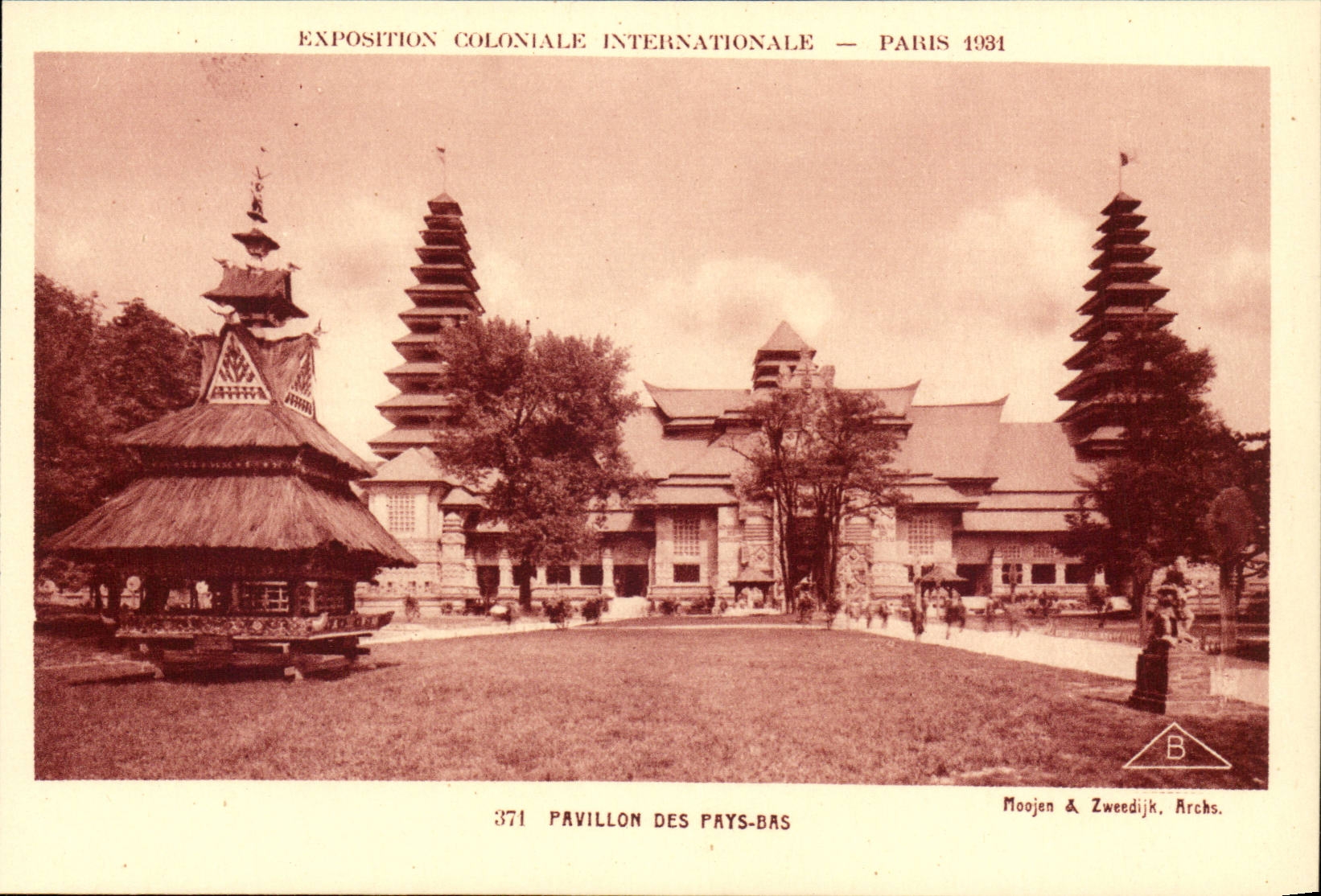 Exposition Coloniale International- Paris-1931- Pavillon Des Pays-Bas -CPA