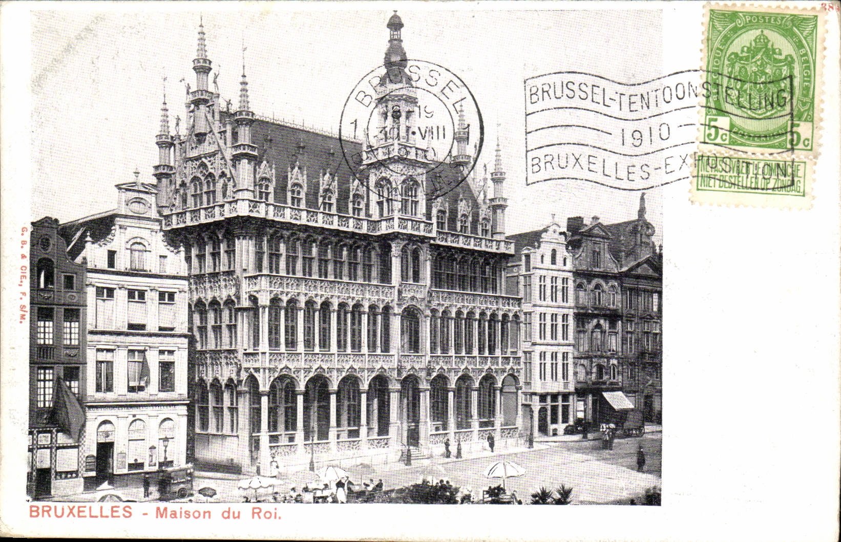 Exposition Coloniale International- Paris-1931-Hand Stamp- Maison Du Roi -CPA