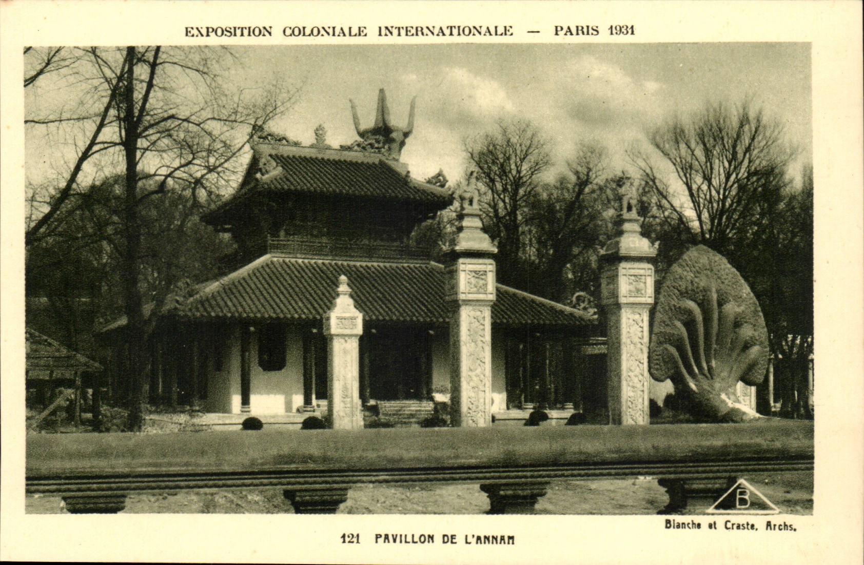 Fair Colonial International-Paris-1931 House of Annam - CPA