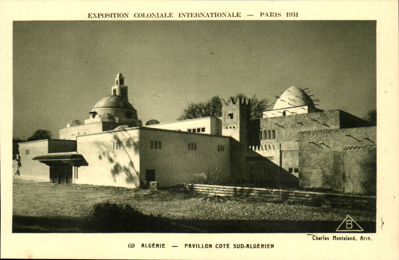 Fair Coloniale International-Paris-1931-Algeria-House Dimensions South-Algerian - CPA