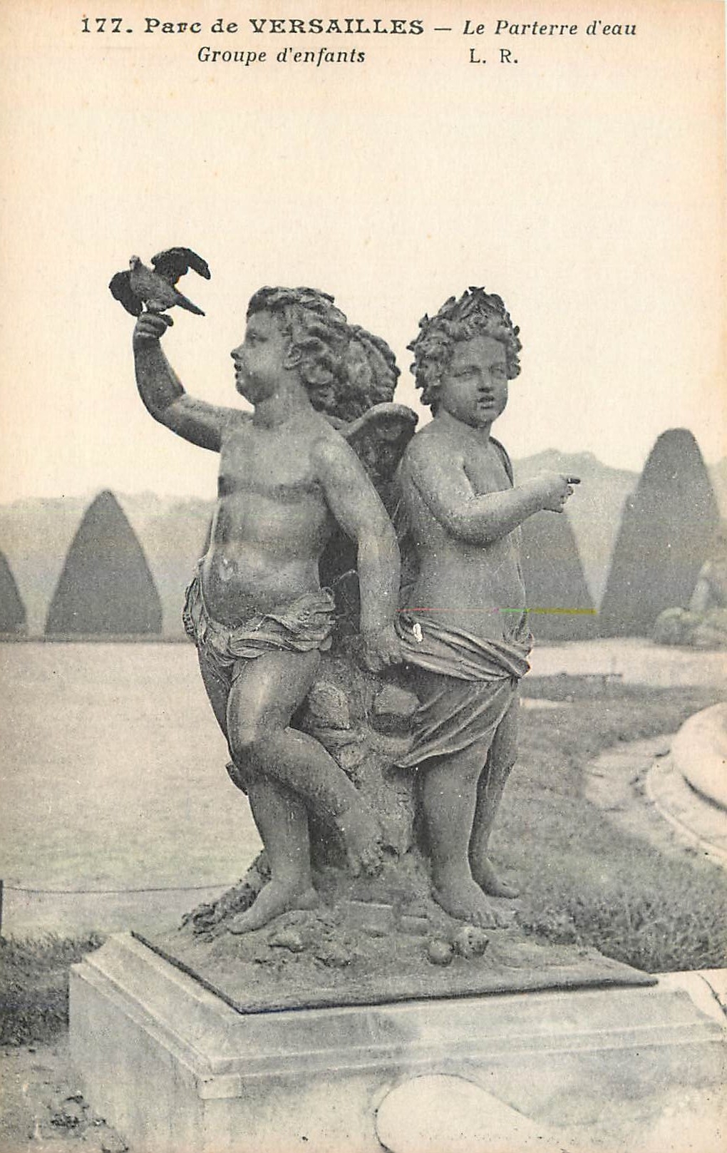 CPA Parc de Versailles La Parterre d'eau 