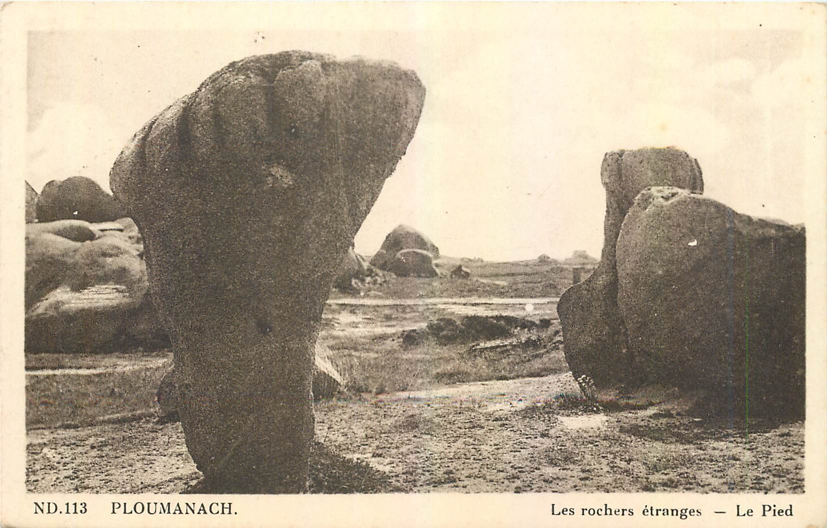 CPA Ploumanach Les rochers etranges 