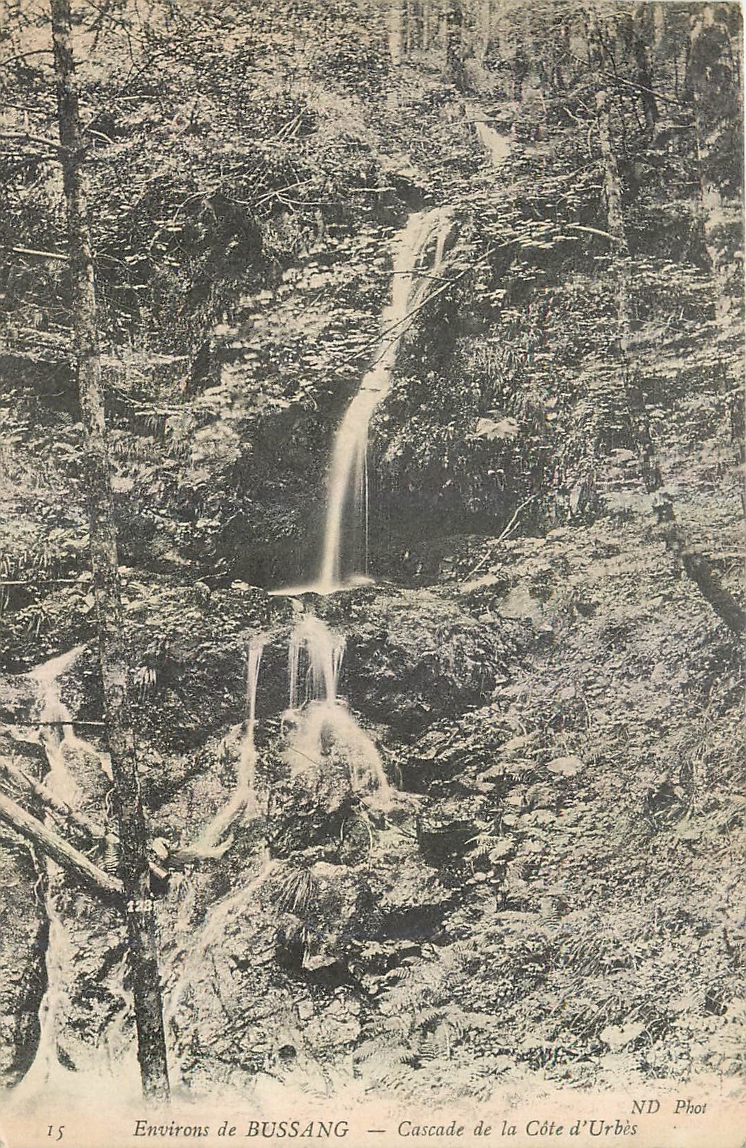 CPA Environs de Bussang Cascade de la Cote d'Urbes