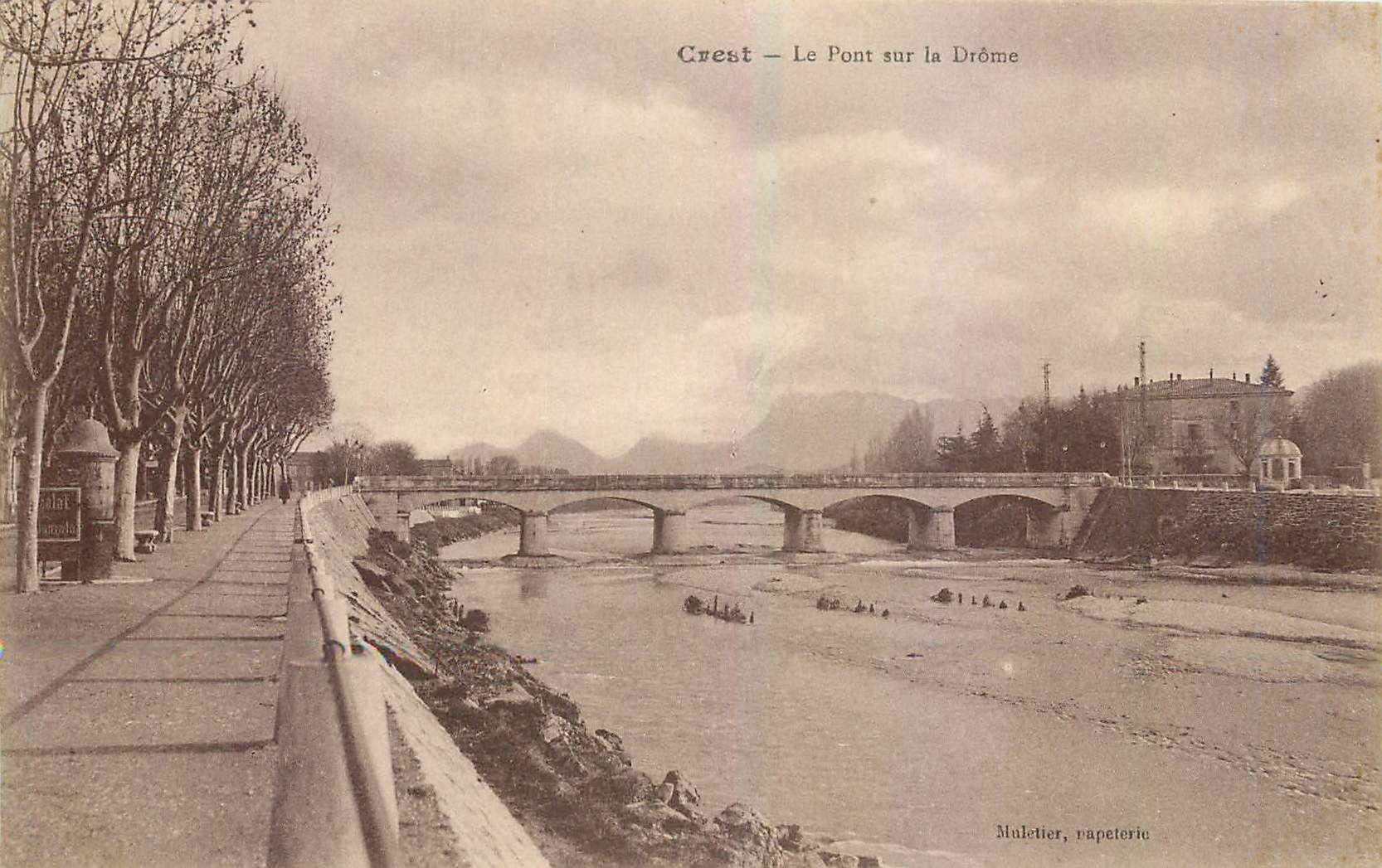 CPA Crest Le Pont sur la Drome 