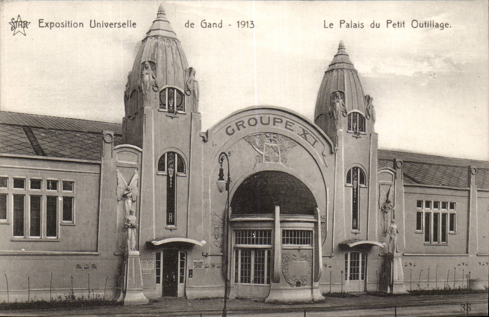 Exposition Universelle de Gand-Ghent-Begique-Belgium-1913- Le Palais de Petit Outillage- CPA