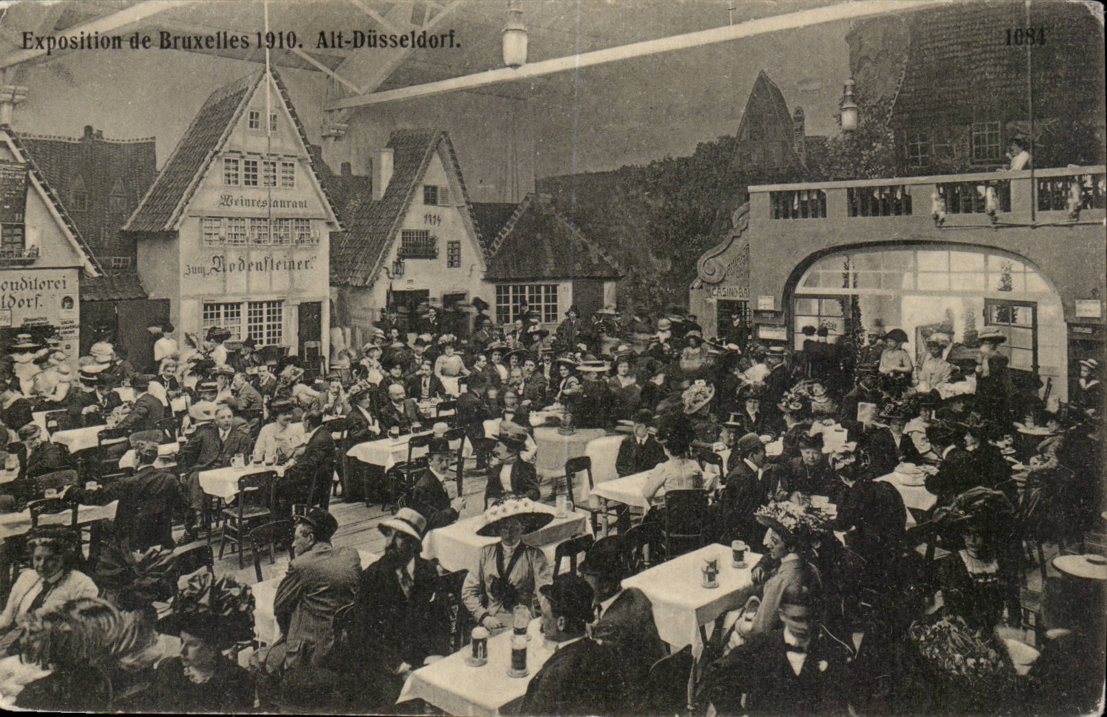 Exposition de Bruxelles-Brussels-Belgique-Belgium-Alt-Duesseldorf- CPA