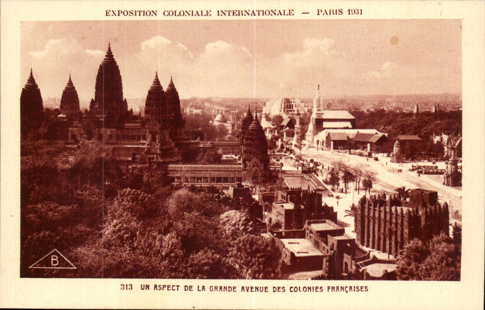 Exposition Coloniale Internationale-Paris-France-1931-- Un Aspect de la Grande Avenue Des Colonies Francaises- CPA