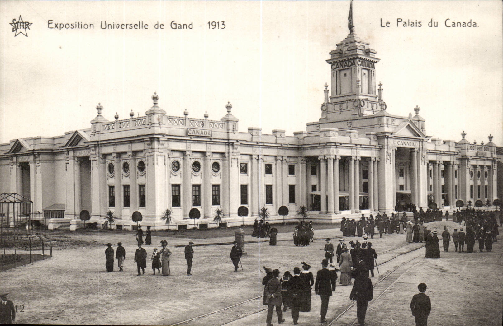 Exposition Universelle de Gand-Ghent-Belgique-Belgium- Le Palais du Canada- -CPA