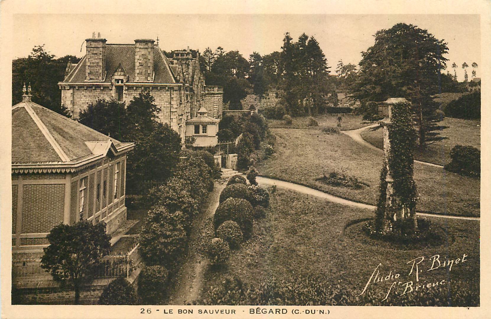 CPA Le Bon Sauveur Begard C du N 