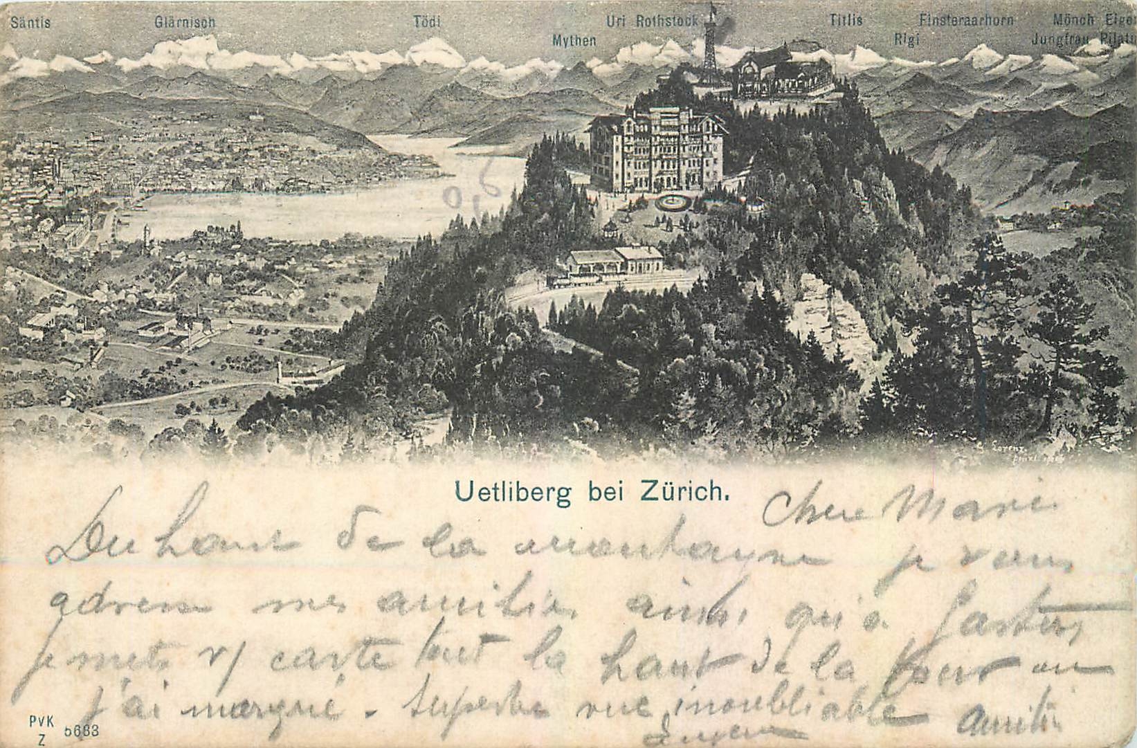 CPA Uetliberg bei Zurich 