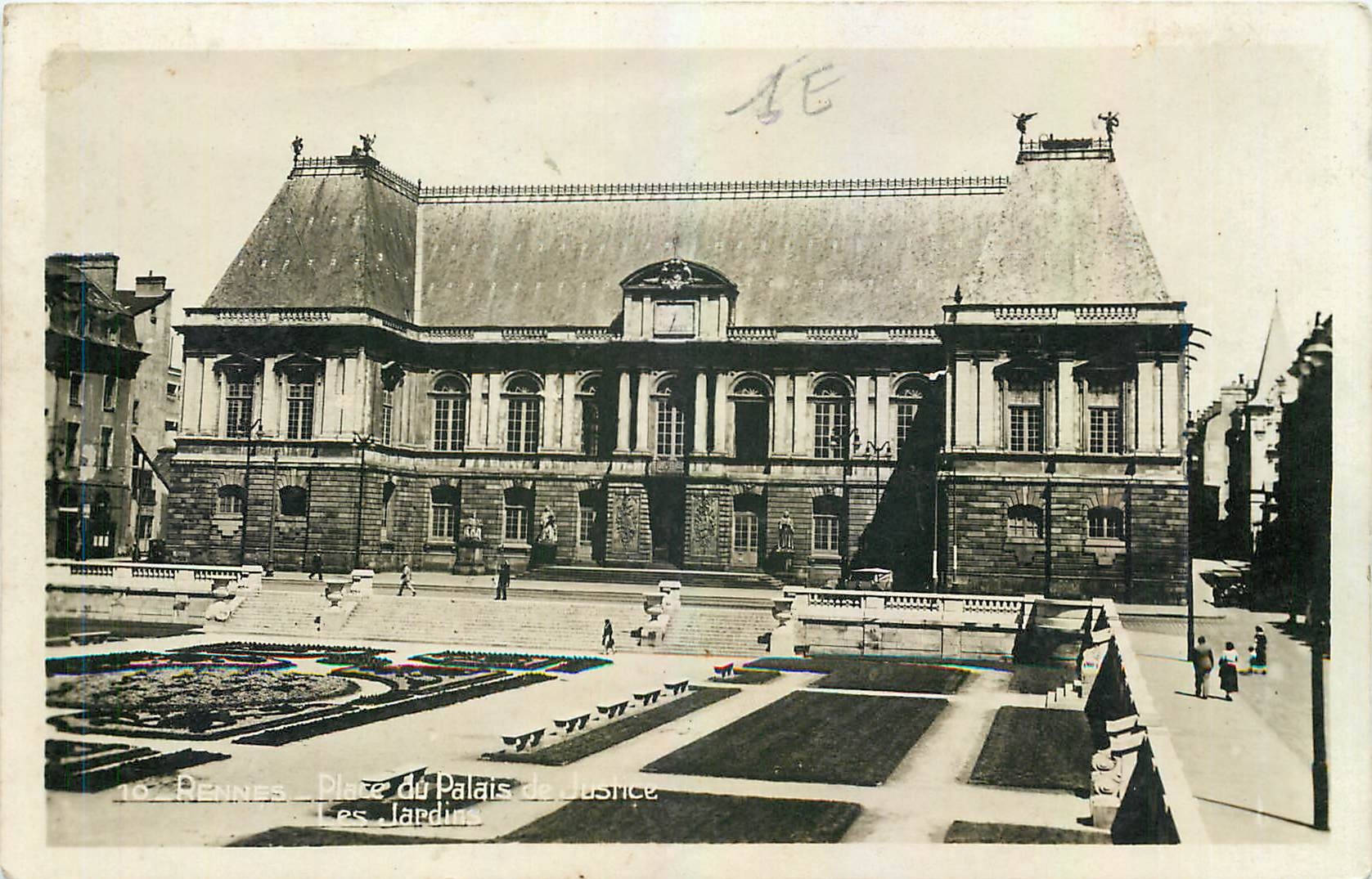 CPA Rennes Place du Palais de Justice 