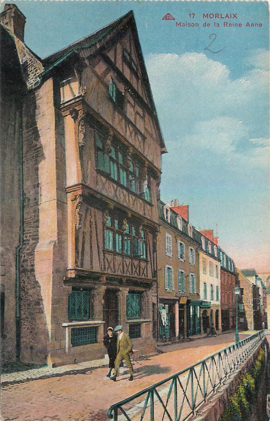 CPA Morlaix Maison de la Reine Anne 