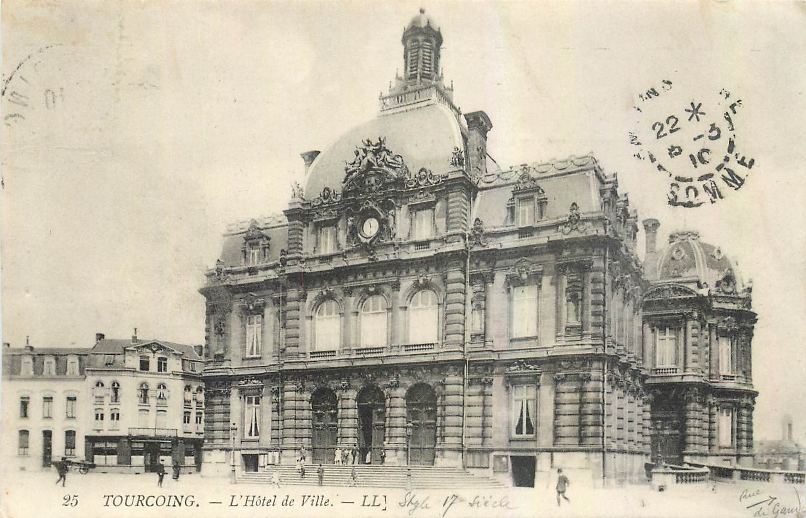 CPA Tourcoing L'Hotel de Ville 