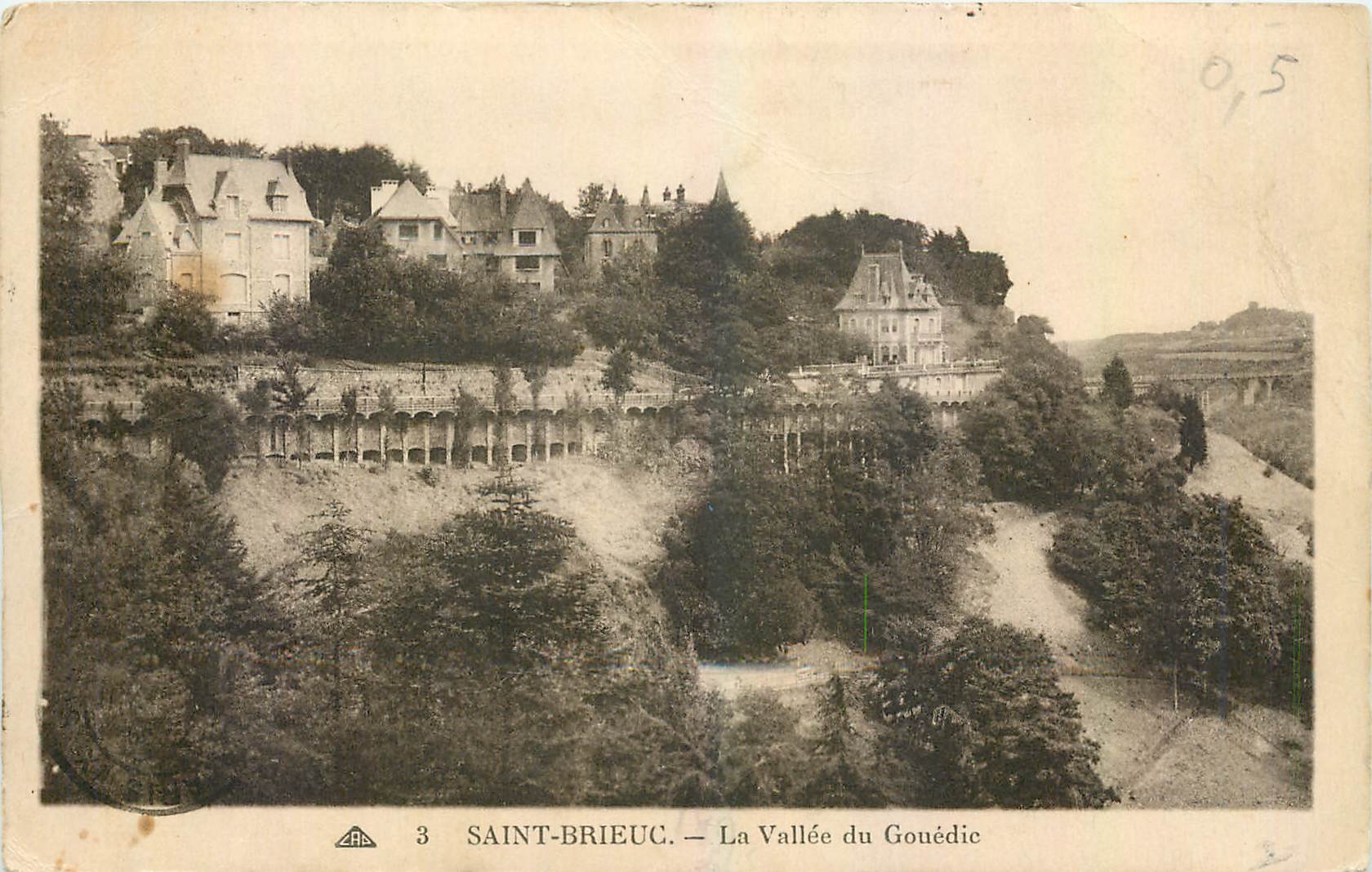 CPA Saint Brieuc La Vallee du Gouedic 