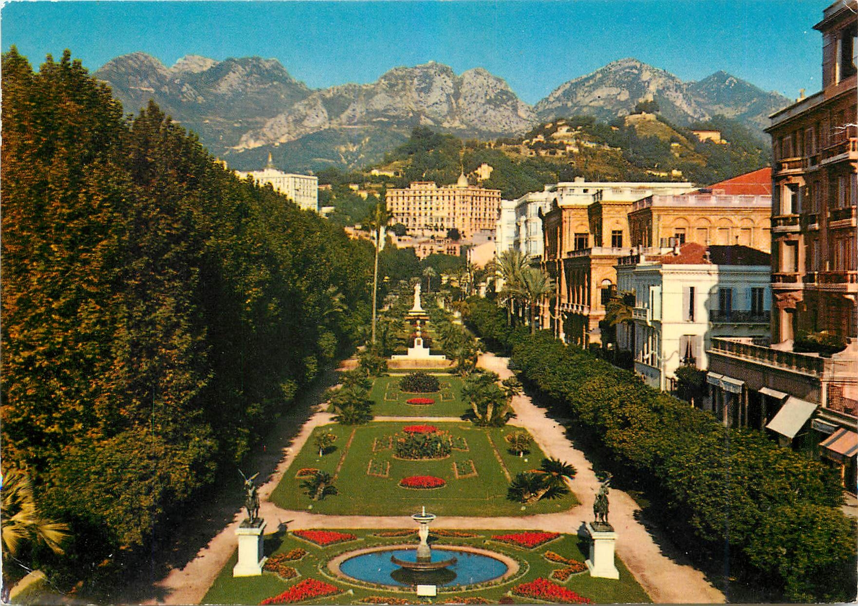 CPM Menton AM Les Jardins du casino 