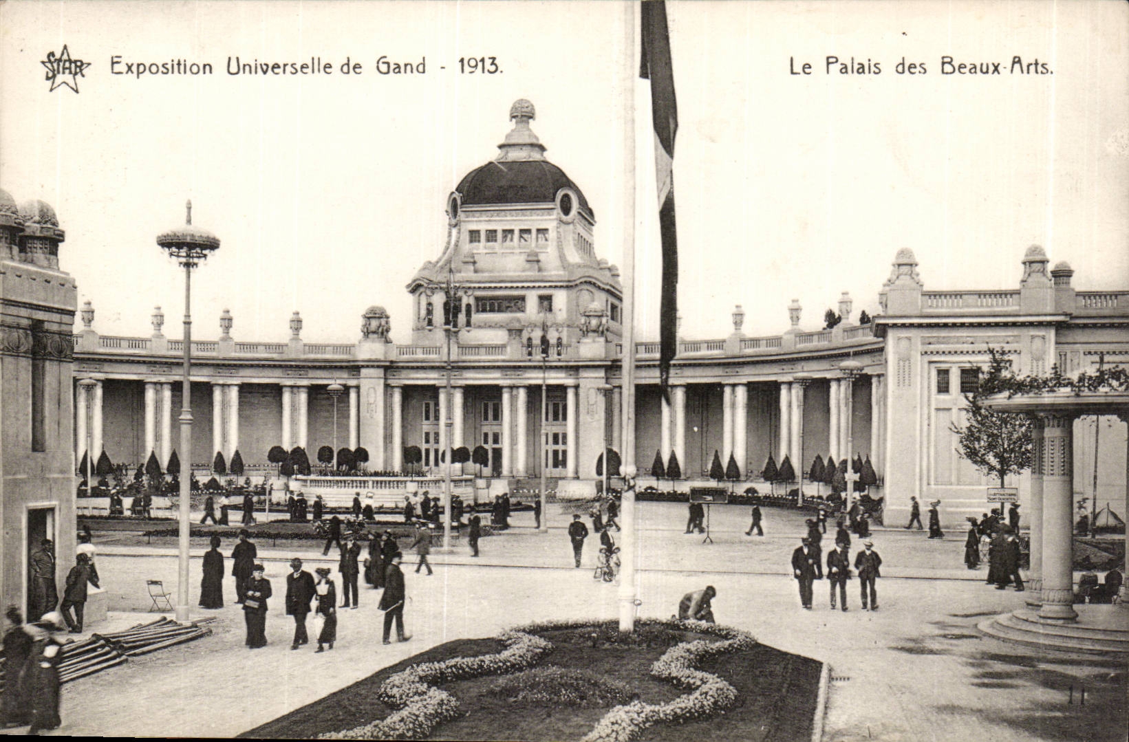 Exposition Universelle Gand-Ghent-Belgique-Belgium--1913- Le Palais des Beaux-Arts-CPA