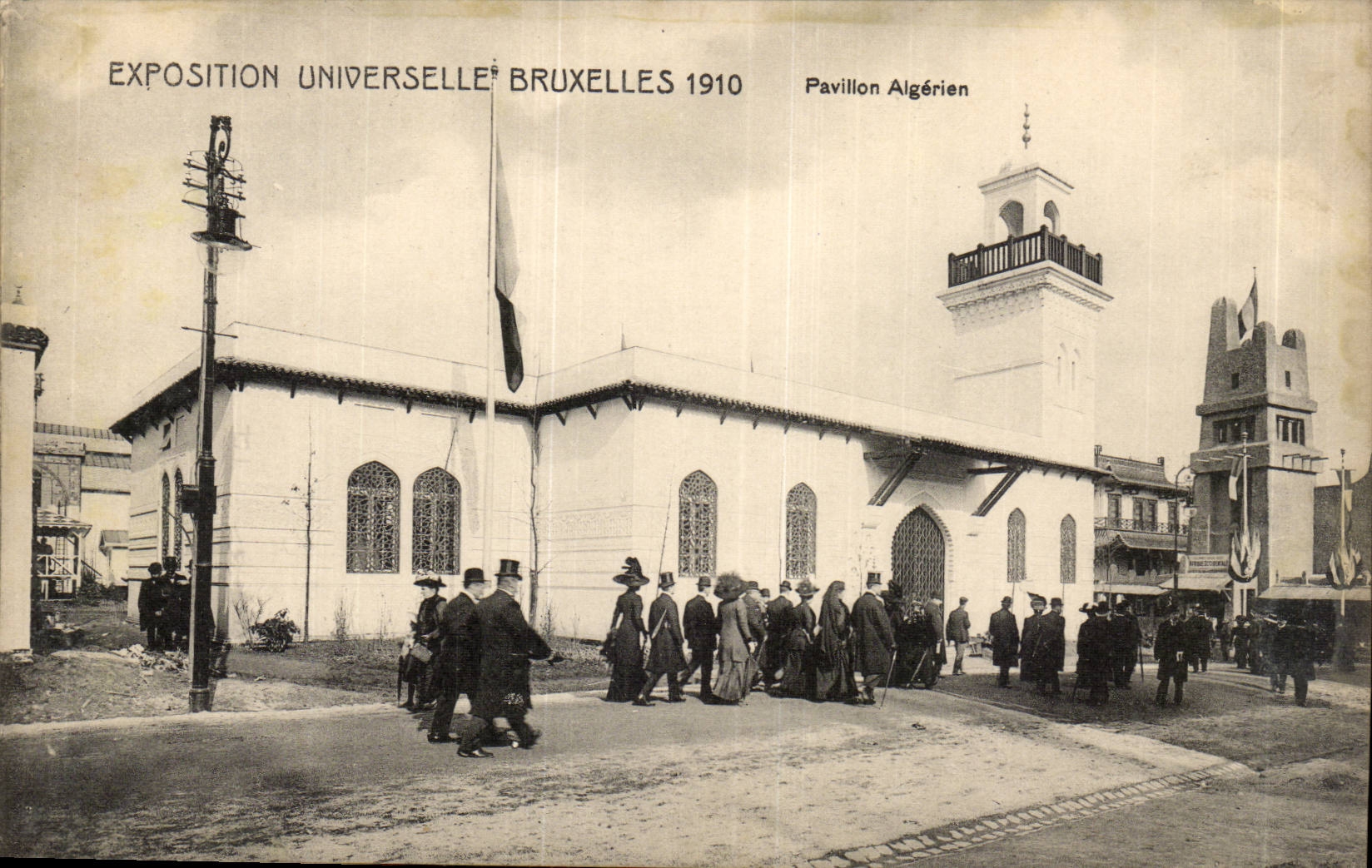 Fair Universalcbrussel-cbrussel-cbelgien-belgien 1910 - algerisches Pavillion - CPA